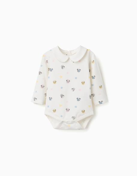 Bébé-Body à manches longues avec motif minnie