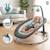 Balancelle Fold Éléphant aqua+Forêt rose+Oiseau rose+Savane gris 22 - vertbaudet enfant 