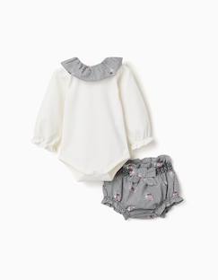 Body en coton et bloomer à carreaux vichy  - vertbaudet enfant