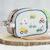Trousse de toilette amis de la forêt Bleu+Gris+Jaune+Rose+Vert d'eau, marron, écru 11 - vertbaudet enfant 