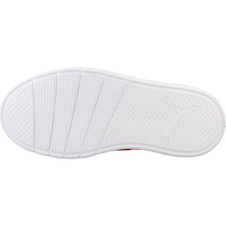 Baskets basses à scratch Blanc white+Puma blanc fierce rouge bleu 6 - vertbaudet enfant 