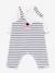Ensemble salopette et body blanc 1 - vertbaudet enfant 