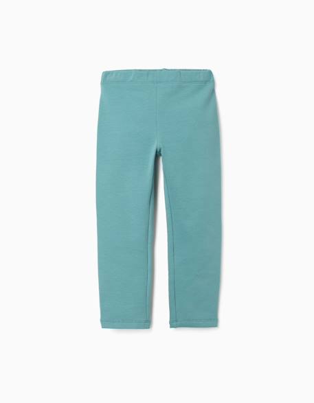 Leggings à coupe skinny en coton peigné Bleu foncé+Gris foncé+Rose+Vert clair 13 - vertbaudet enfant 
