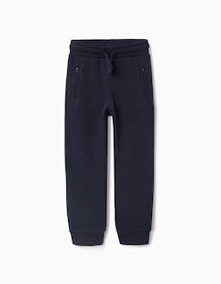 Pantalon de jogging en molleton avec cordon de serrage et poches  - vertbaudet enfant