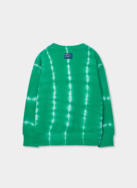 Sweat-shirt enfant en peluche Vert 3 - vertbaudet enfant 
