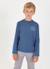 T-shirt garçon en maille avec broderie athletic Bleu 1 - vertbaudet enfant 