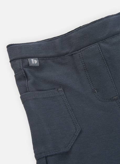 Pantalon fille avec poches Gris 3 - vertbaudet enfant 