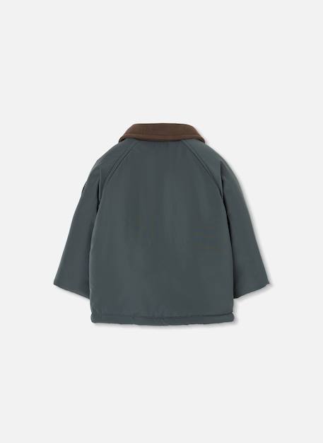 Parka garçon en tissu technique Vert 4 - vertbaudet enfant 