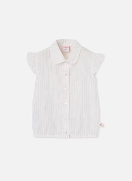 Chemise fille en coton Blanc 2 - vertbaudet enfant 