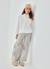 Pantalon fille denim Gris 2 - vertbaudet enfant 