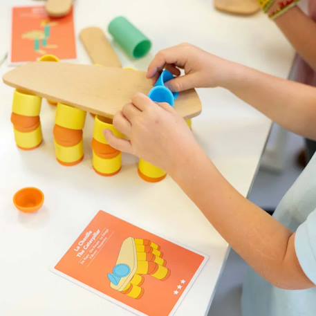 Jeu de construction et d'équilibre piks + stix 96 pièces Vert 3 - vertbaudet enfant 