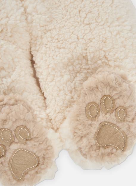 Combipilote fourrure effet mouton bébé avec moutons Beige 4 - vertbaudet enfant 