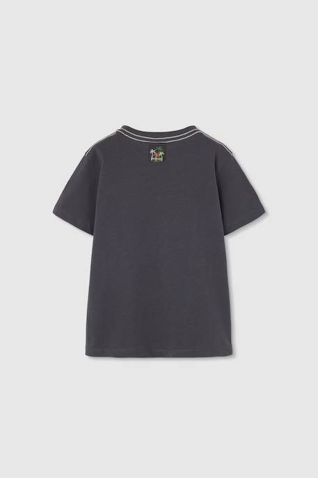 T-shirt garçon coton Gris 2 - vertbaudet enfant 