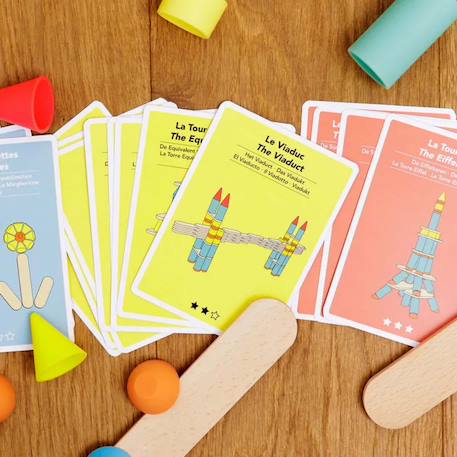 Jeu de construction et d'équilibre piks + stix 96 pièces Vert 6 - vertbaudet enfant 