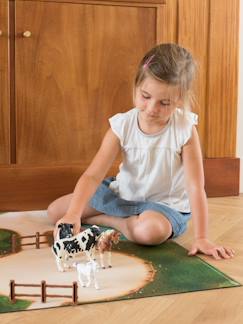 Tapis de jeu enfant "Centre équestre" - fabriqué en France  - vertbaudet enfant