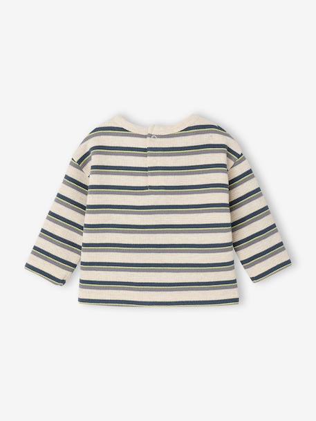 T-shirt manches longues bébé beige chiné 3 - vertbaudet enfant 