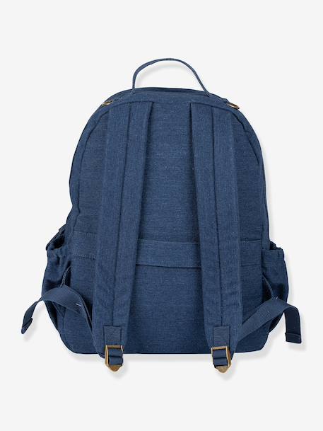Sac à dos à langer Tokyo beige imprimé+bleu jean+kaki+marron imprimé+ocre 4 - vertbaudet enfant 