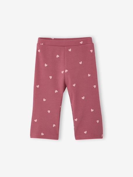 Ensemble sweat et legging évasé bébé fille framboise 3 - vertbaudet enfant 