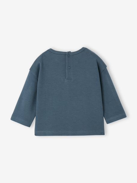 T-shirt manches longues bébé bleu canard 4 - vertbaudet enfant 