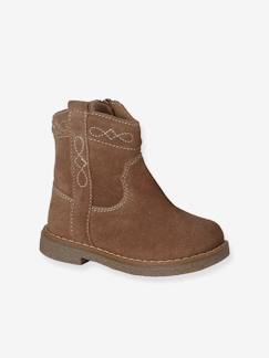 Chaussures-Chaussures bébé 17-26-Marche fille 19-26-Boots, bottines et bottes-Chaussures premiers pas bébé boots cuir