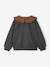 Sweat fille col claudine broderie anglaise anthracite+écru+gris chiné+mauve+rose pâle+rouge 2 - vertbaudet enfant 