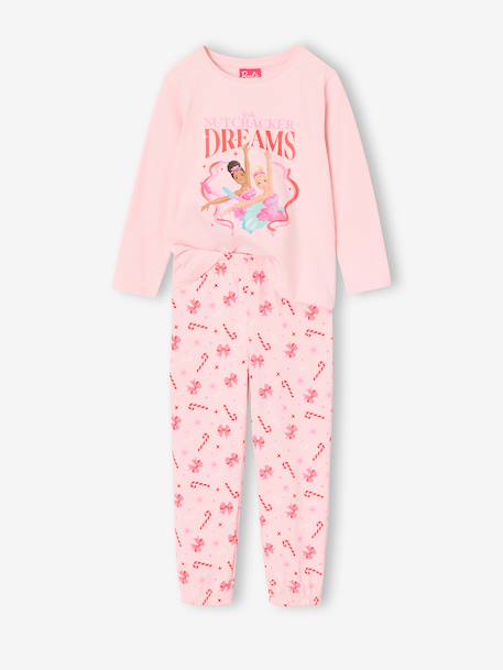 Pyjama de Noël Barbie casse noisette poudre 1 - vertbaudet enfant 