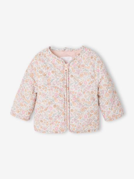 Parka + doudoune fine bébé 3 en 1 olive+rose poudré+vieux rose 15 - vertbaudet enfant 