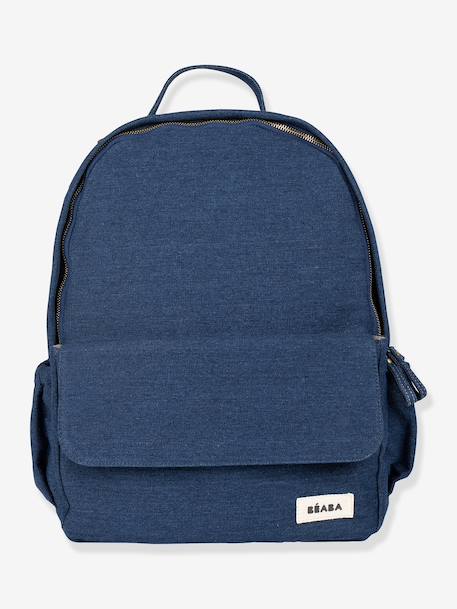 Sac à dos à langer Tokyo beige imprimé+bleu jean+kaki+marron imprimé+ocre 3 - vertbaudet enfant 