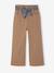 Pantalon large fille camel+rose poudré 1 - vertbaudet enfant 