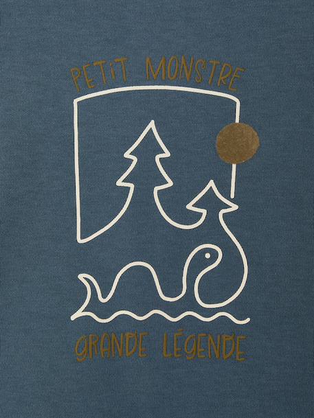 T-shirt manches longues bébé bleu canard 2 - vertbaudet enfant 