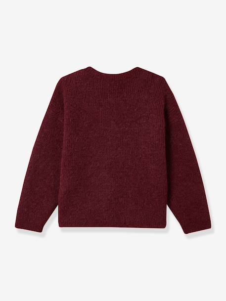 Gilet cardigan Cardi Hairy rouge 4 - vertbaudet enfant 