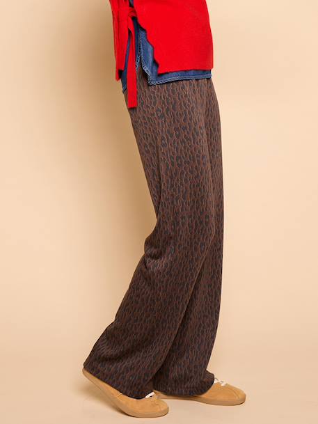 Pantalon de grossesse large capsule famille chocolat 3 - vertbaudet enfant 