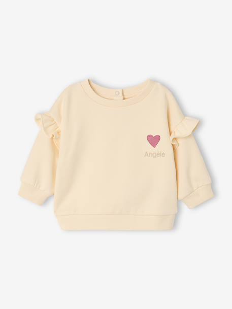 Ensemble sweat et legging évasé bébé fille framboise 2 - vertbaudet enfant 