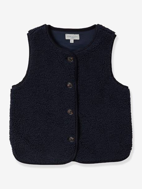 Veste sherpa marine 1 - vertbaudet enfant 