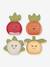 Les Dooballs - Set de 4 Balles doudous - forêt+jungle+multicolore 17 - vertbaudet enfant 