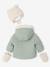 Doudoune bébé fille avec bonnet et moufles vert sauge 2 - vertbaudet enfant 