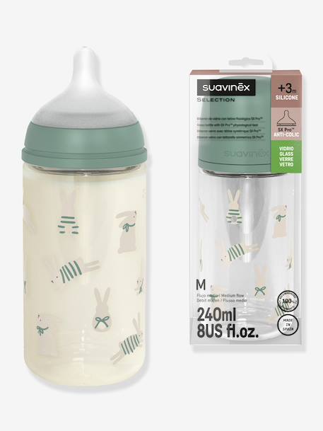 Biberon 240 ml Wonderland rose+vert 2 - vertbaudet enfant 