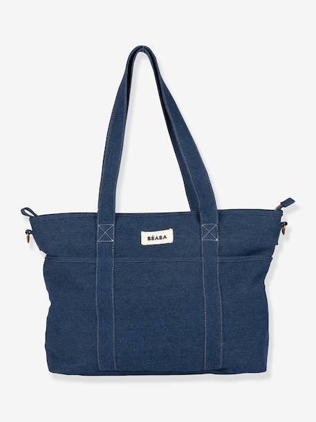Sac Madrid tote bag beige imprimé+bleu jean+marron imprimé+ocre 3 - vertbaudet enfant 