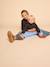 Sweat fille léopard capsule mère/fille beige+gris foncé 9 - vertbaudet enfant 