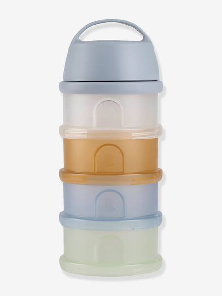 Boîte doseuse de lait 4 compartiments bleu grisé+Cotton white/terracotta+gris+Mineral grey/pink+transparent+vert+vieux rose 1 - vertbaudet enfant 