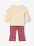 Ensemble sweat et legging évasé bébé fille framboise 4 - vertbaudet enfant 