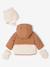 Doudoune bébé avec bonnet et moufles noisette 2 - vertbaudet enfant 