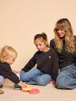 Vêtements de grossesse-Sweat fille léopard capsule mère/fille