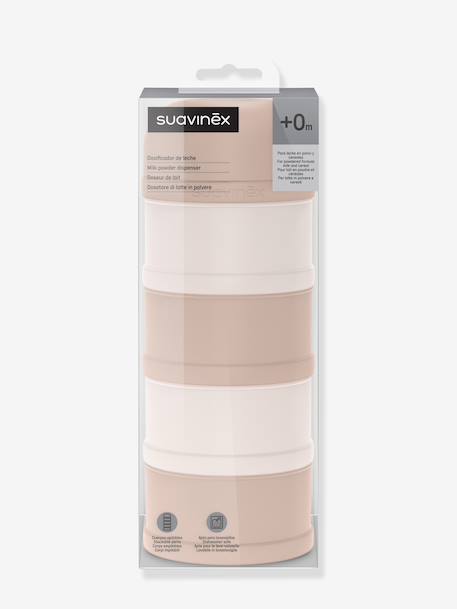 Doseur de lait 4 compartiments rose+vert 3 - vertbaudet enfant 