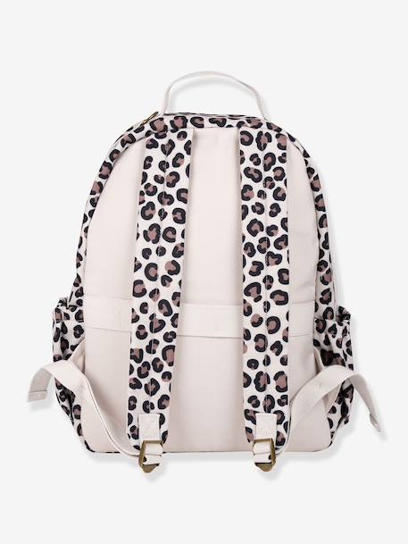 Sac à dos à langer Tokyo beige imprimé+bleu jean+kaki+marron imprimé+ocre 2 - vertbaudet enfant 