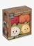 Les Dooballs - Set de 4 Balles doudous - forêt+jungle+multicolore 23 - vertbaudet enfant 