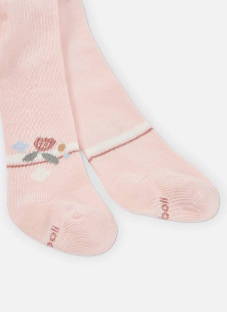 Collant imprimé fleurs bébé Pink 2 - vertbaudet enfant 