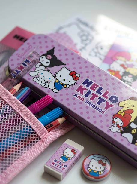 Trousse garnie hello kitty Rose 4 - vertbaudet enfant 