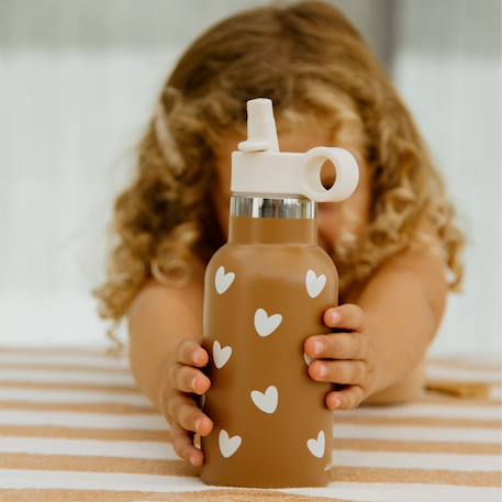 Gourde isotherme caramel (350 ml) Beige, blanc+Marron, beige 7 - vertbaudet enfant 
