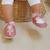 Chaussons bébé cuir souple coralie la souris Rose 3 - vertbaudet enfant 